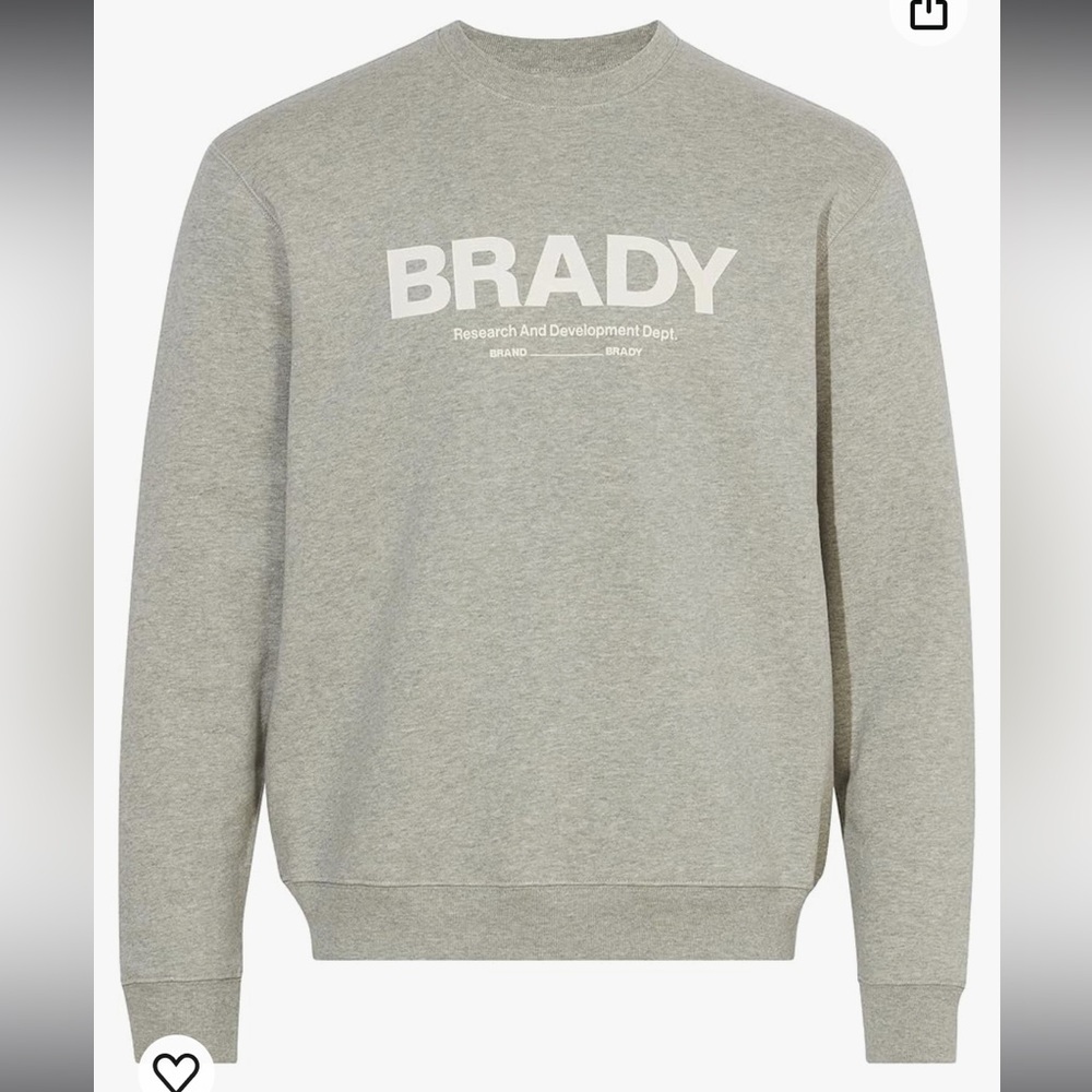 NWT‎ BRADY Tom Brady Fashion Line R&D Sweatshirt